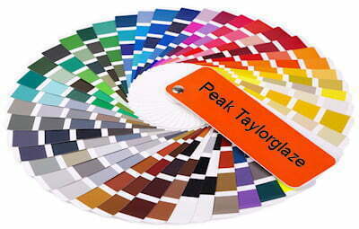 Peak Taylorglaze Colour Card